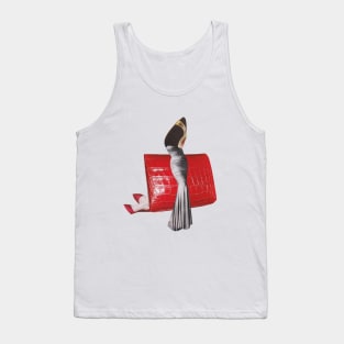 The Lady with Red Shoes Tank Top